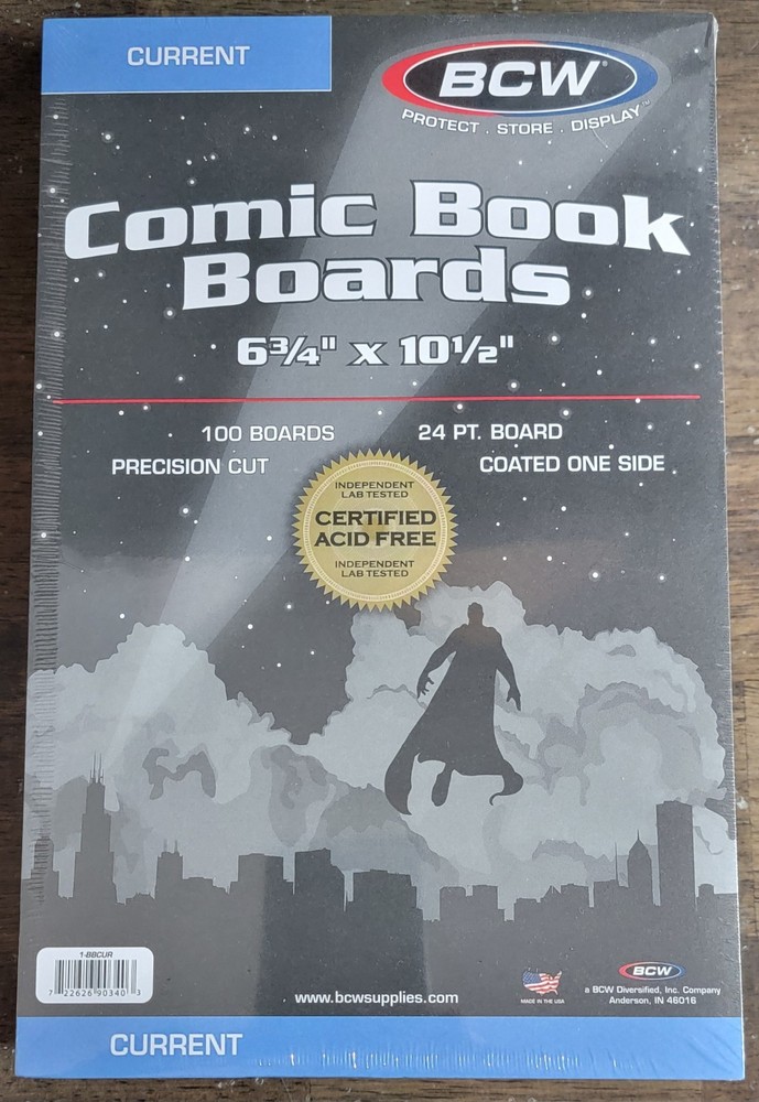 (100) BCW Comic Boards (Current/Modern) NEW