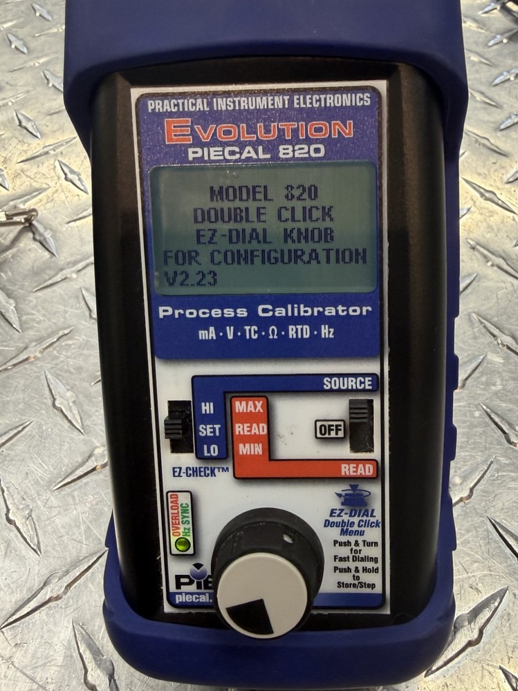 PIE 820 1-Channel Multifunction Process Calibrator