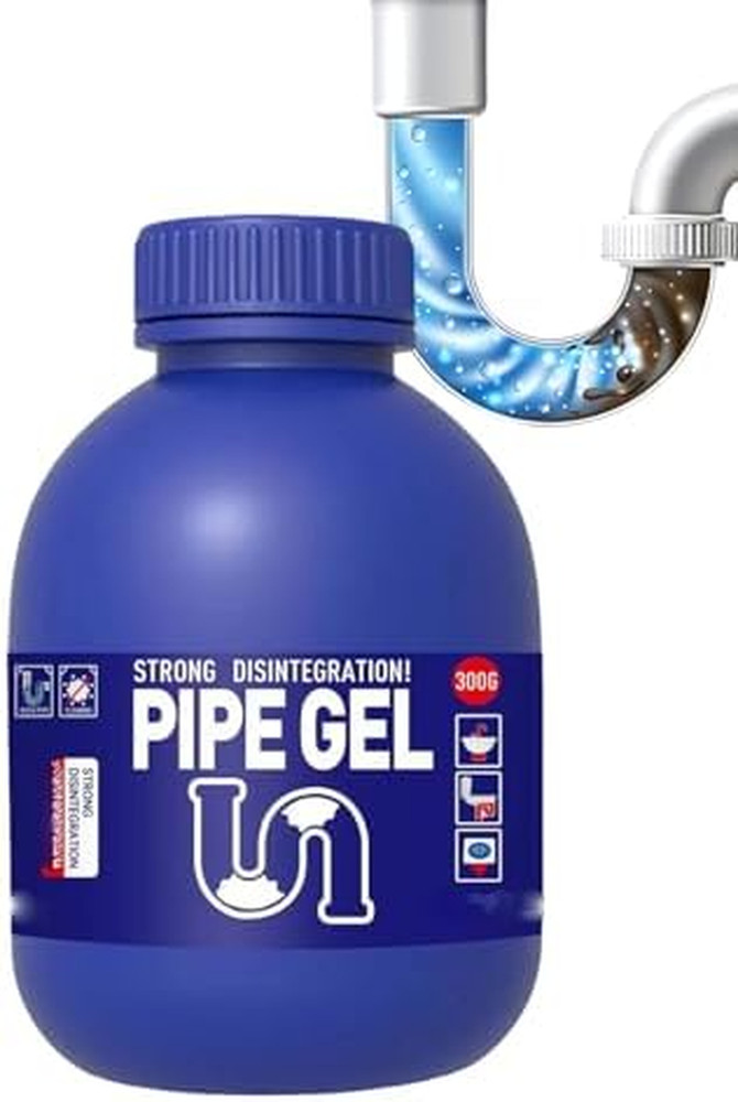 Pipe Bobo Drain Cleaner, Strength Drain Cleaner Powerful Pipe Dredging, 10 Fl Oz