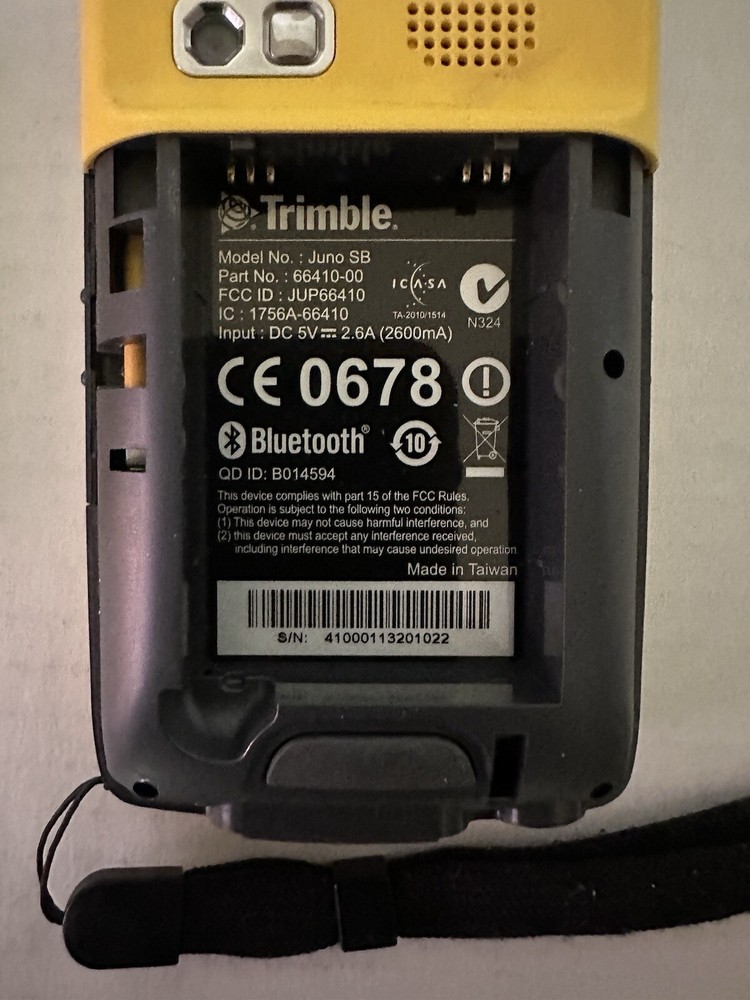 Trimble Juno Series SB Handheld GPS Mobile Mapping GNSS Rugged Data Collector