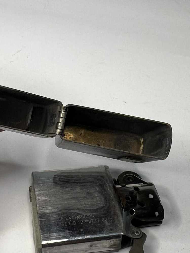 Zippo Classic Matte Black Lighter - with Initials SAO gold plaque
