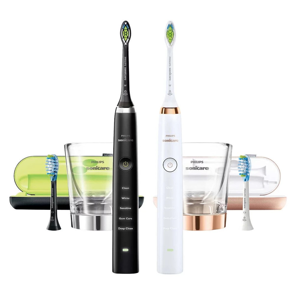 Philips Sonicare DiamondClean Connected Rechargeable Toothbrush, 2-pack