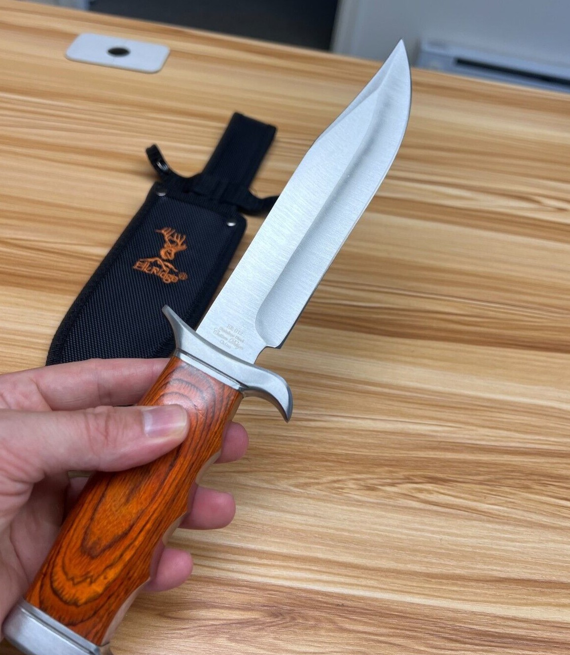 12" ELK RIDGE SURVIVOR TACTICAL HUNTING SURVIVAL KNIFE w/ SHEATH Full tang