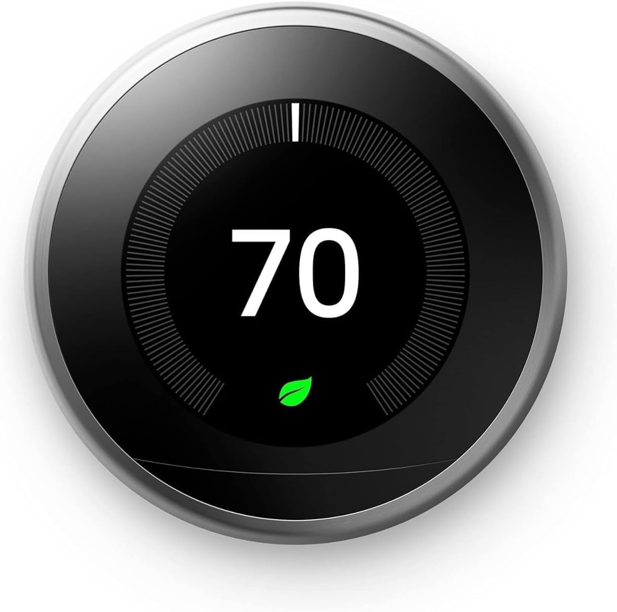 Google Nest Learning Thermostat 3rd Gen Used Good Condition (Stainless Steel)