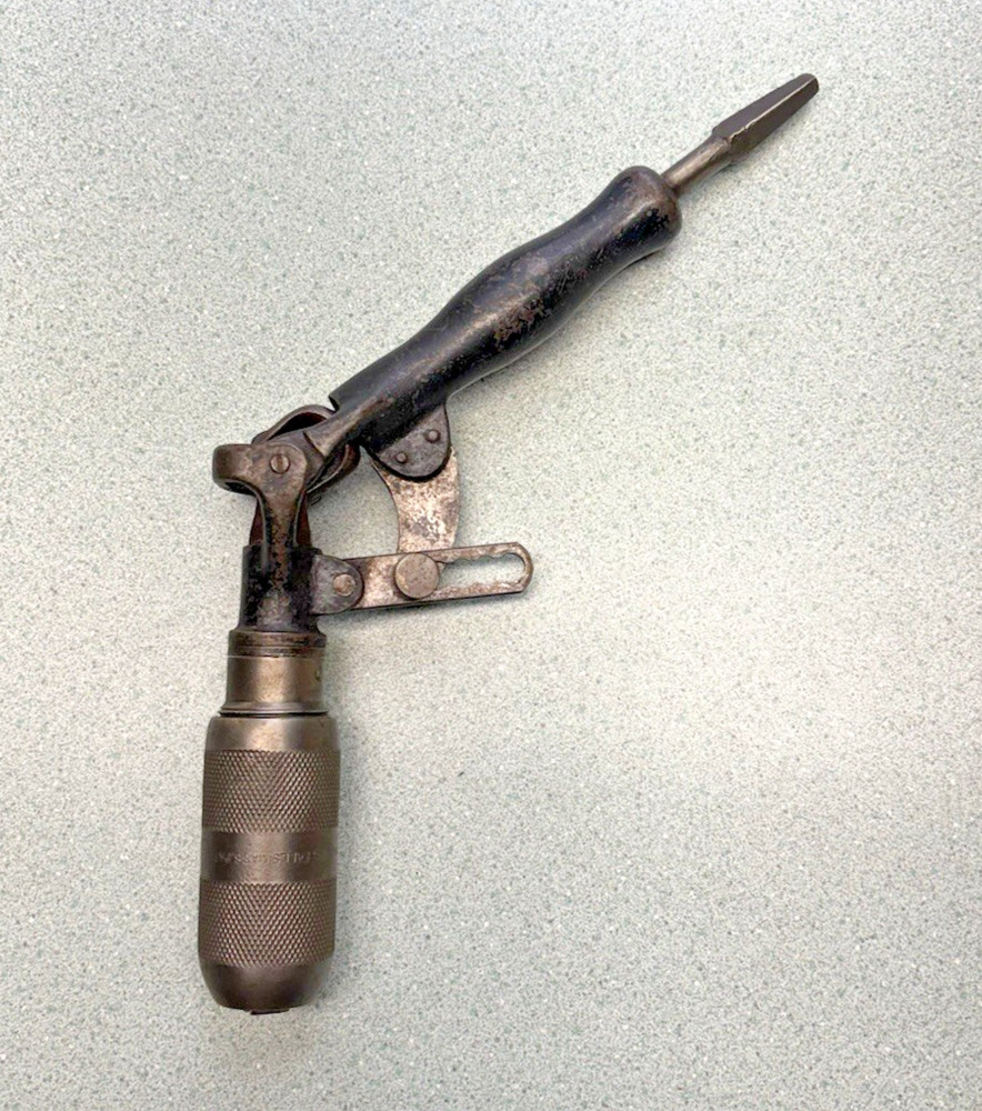 bit brace ANGLE DRILL ATTACHMNET MILLERS FALLS tool early model