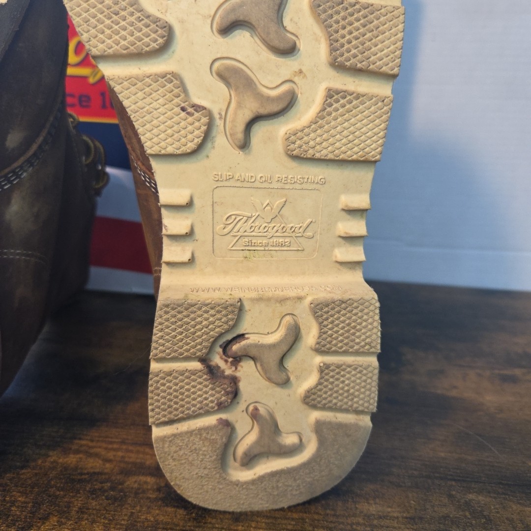 Thorogood American Heritage 8” Crazy Horse Leather Steel Toe Boots Size 11.5 D