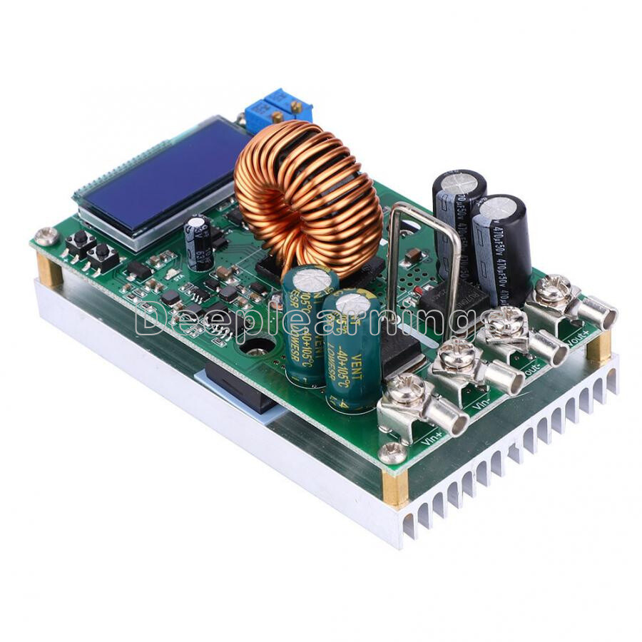 DC-DC Step Down Converter 20A Power Adjustable Step-Down Power Supply Module NEW