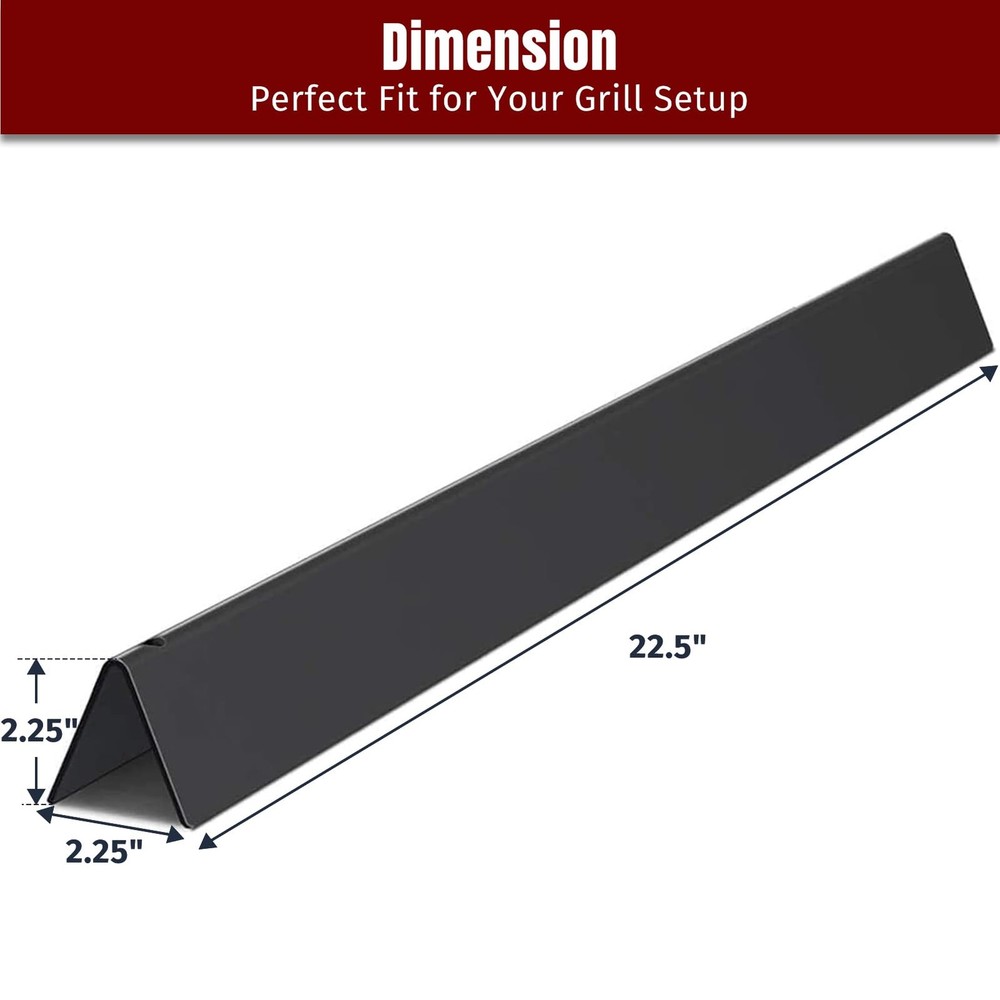 5xP 22.5” Flavorizer Bars Replacement for Weber Genesis Silver B/C Spirit E310