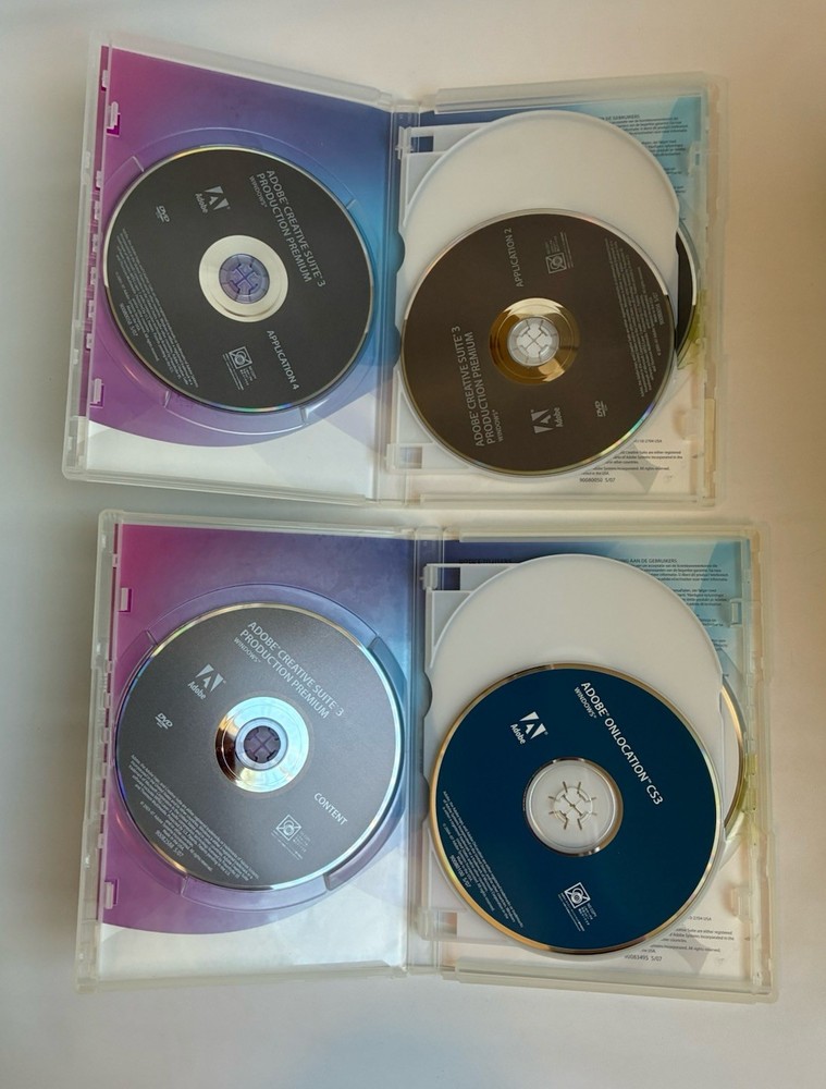 Adobe Creative Suite 3 Production Premium Box Set for Windows w/ Serials