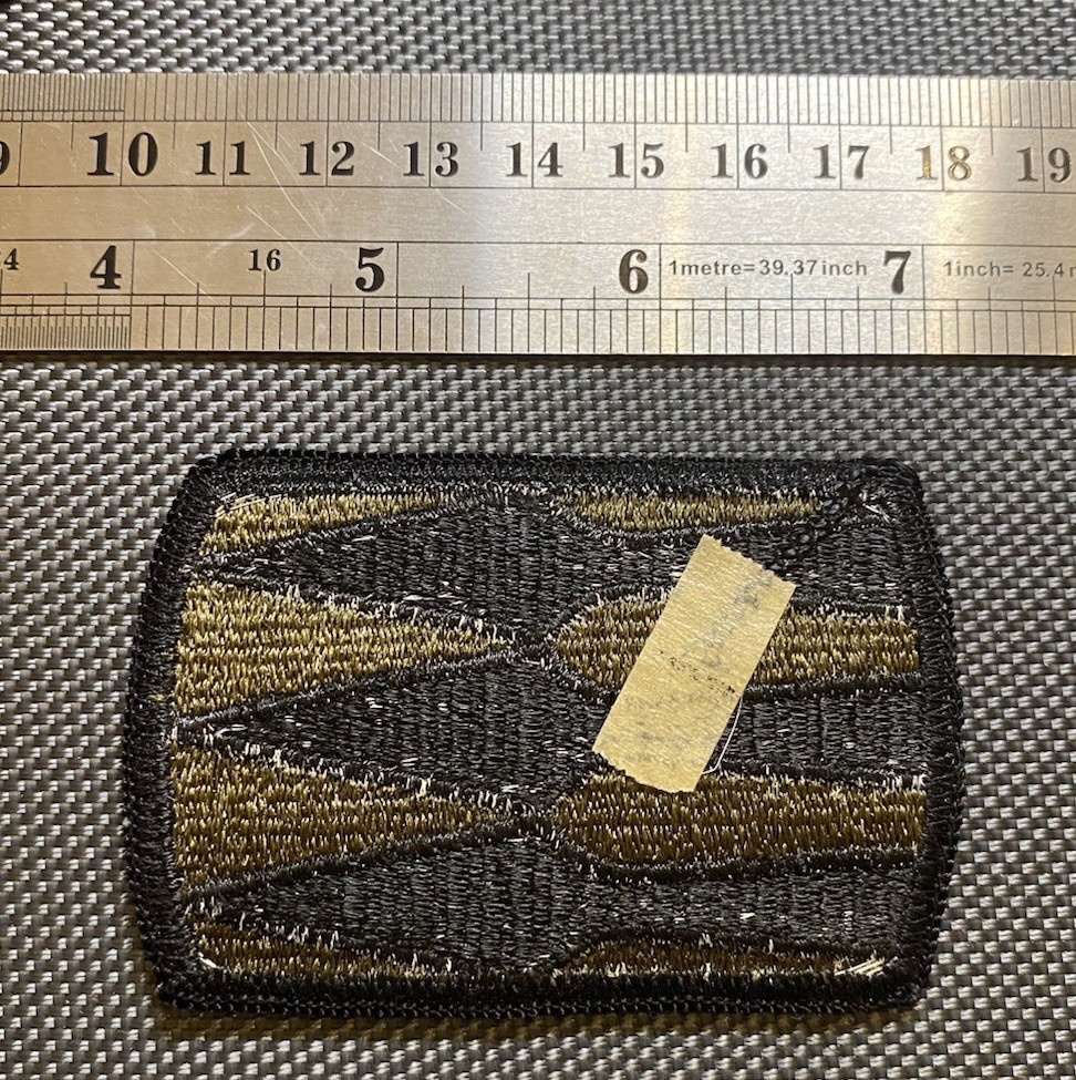 U.S. Army 3rd Support Brigade Subdued Patch NOS