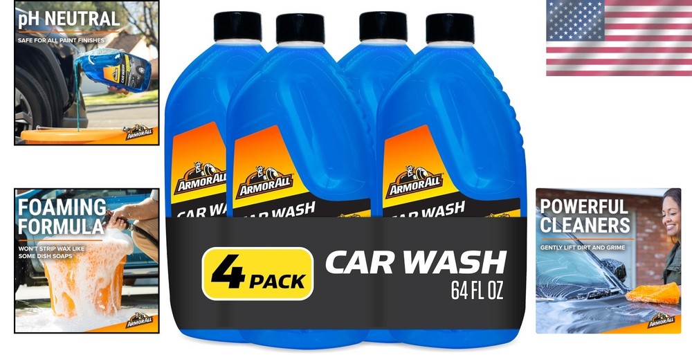 4-Pack Automotive Cleaning Solution