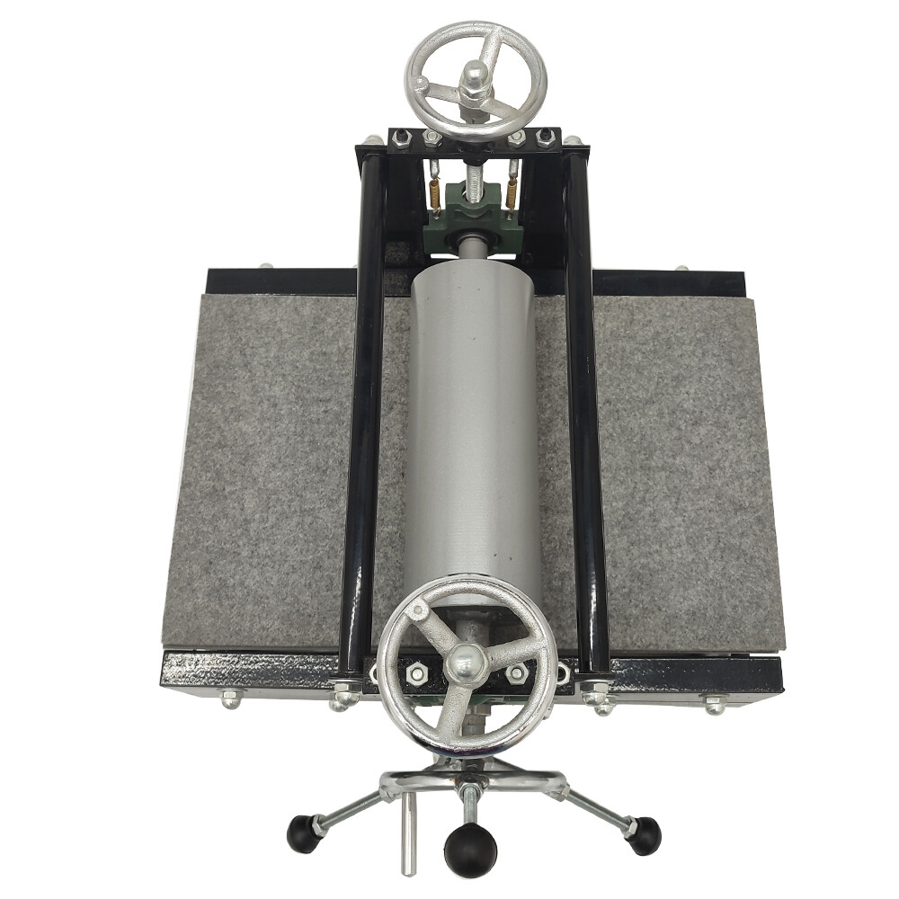 Adjustable Tabletop Slab Roller Engraving Press PrintMaking Machine w/ Handwheel