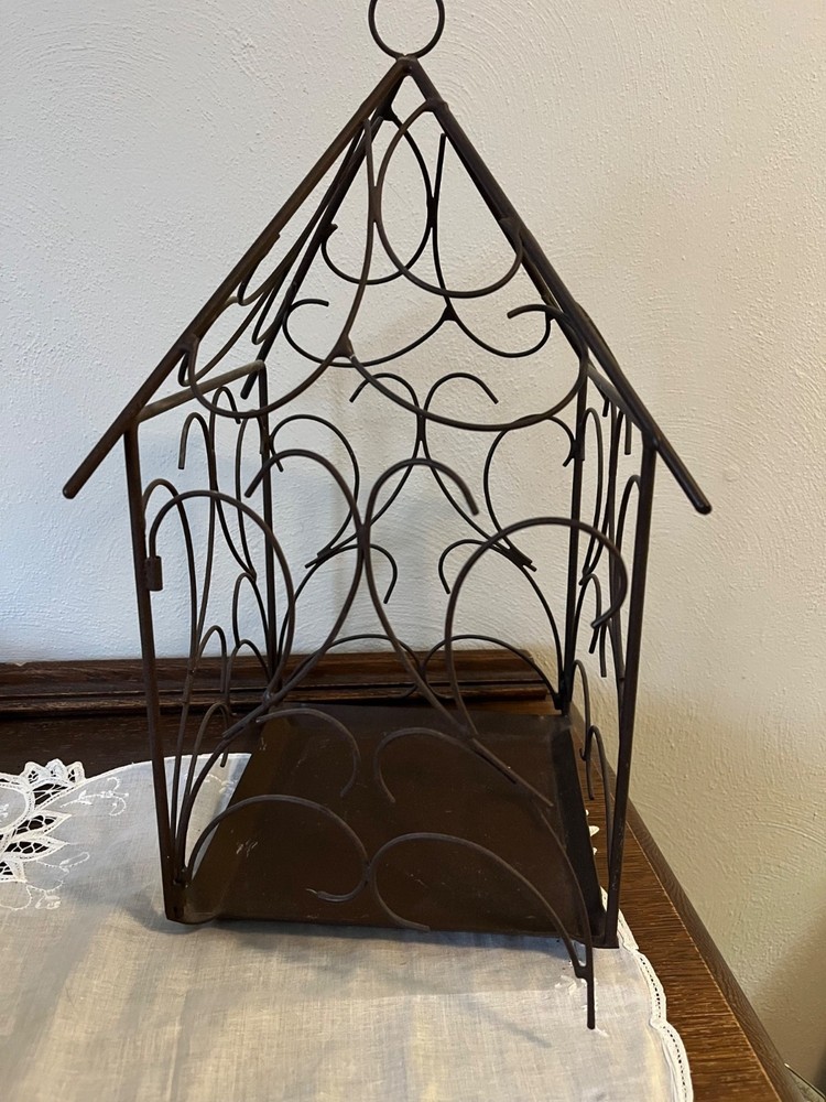 Metal Decorative Birdhouse