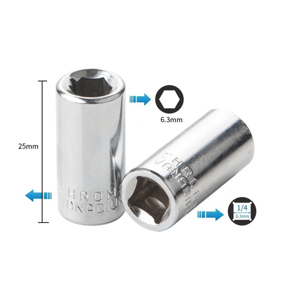 Screwdriver Hex Converter Drive Screwdriver Socket Socket Adapters 1/4\"