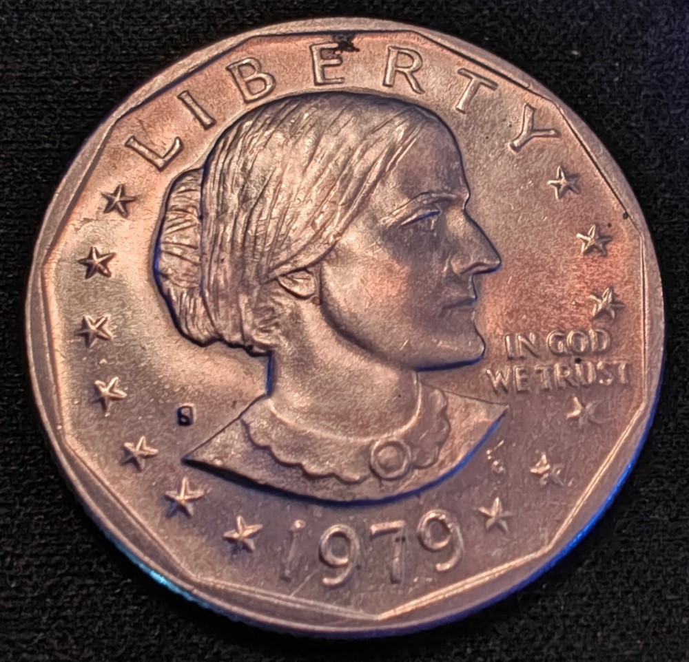 1979 Susan B Anthony S "Error" RARE Read Description Double Die Obverse On Mint