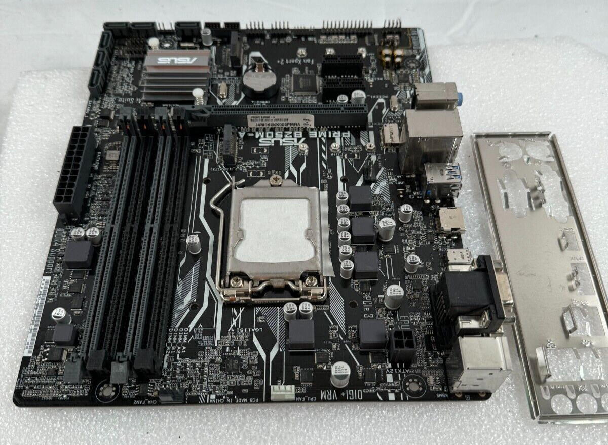 ASUS Prime B250M-A LGA1151 DDR4 mATX Desktop Motherboard USB 3.0 w/ I/O Shield