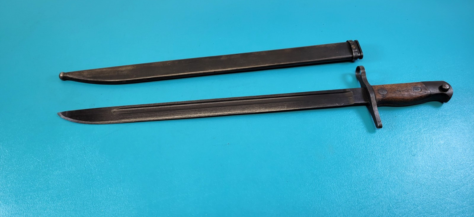 WWII Japanese Type 30 Rifle Bayonet TALW Arsenal Low S/N# + Scabbard TR843