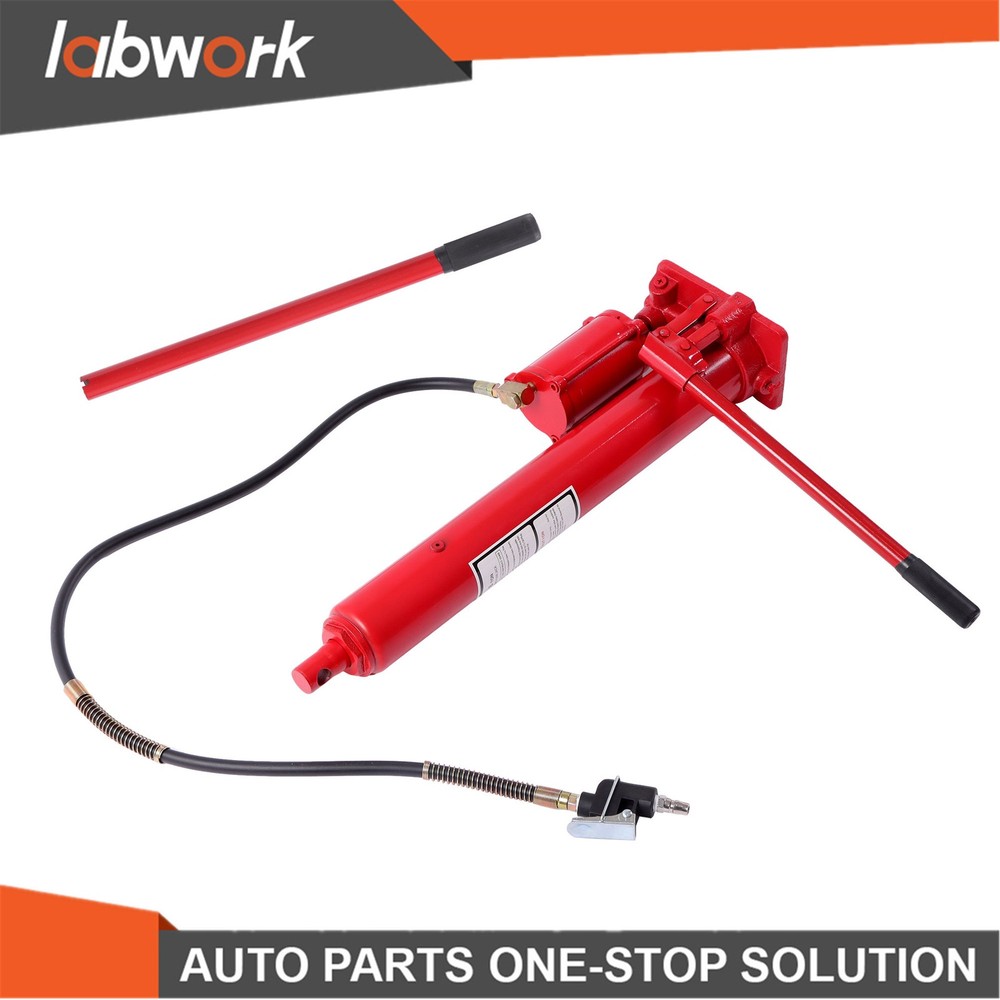 Labwork 8 Ton Long Hydraulic Air Jack Single Pump Engine Lifting Cherry Picker