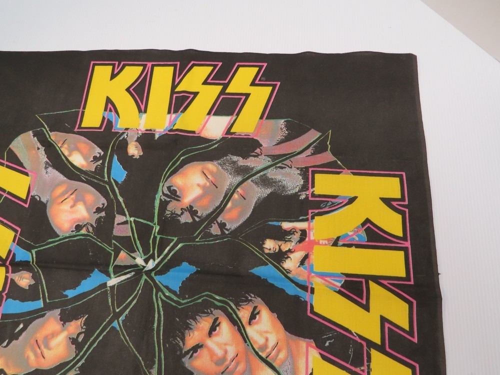 KISS OFFICIAL CRAZY NIGHTS BANDANA 1987