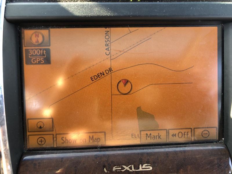 2012 LEXUS ES350 Color Touch Navigation Information Display Screen 892803