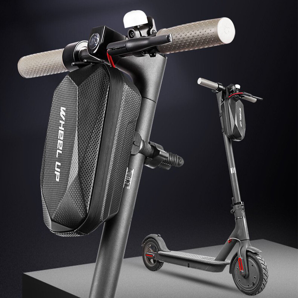 E-Scooter Front Bag Head Case Folding MTB Bike Handlebar EVA Shell Quick Release