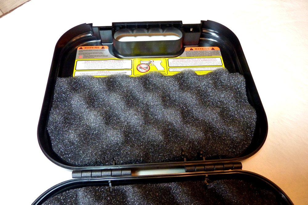 Glock OEM Pistol Case With Logo and Eggshell Foam Black