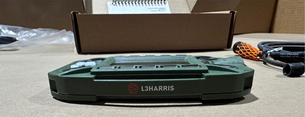 Harris Remote Keypad Display Unit (KDU) 10553-2360-02 w/ Data Programming Cable