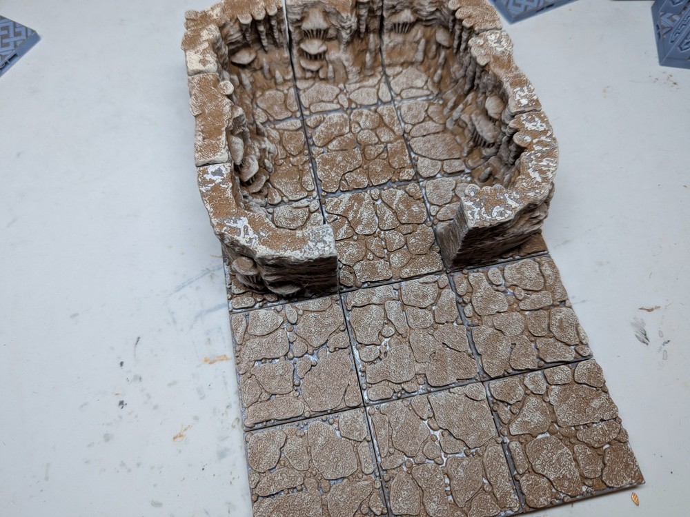 Cave / Cavern [164] painted magnetic terrain tiles
