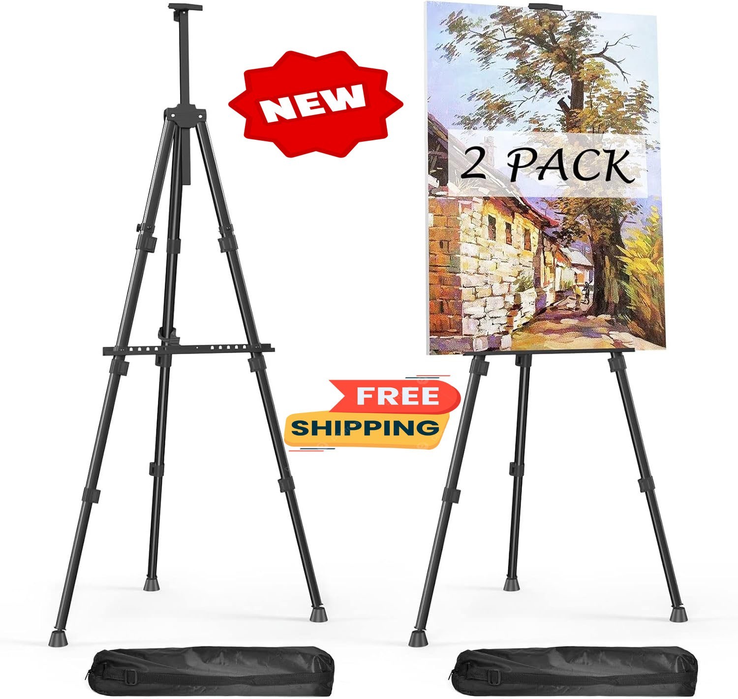 Caballetes para pintar lienzo, caballete artístico de 167 cm para dibujar, cabal