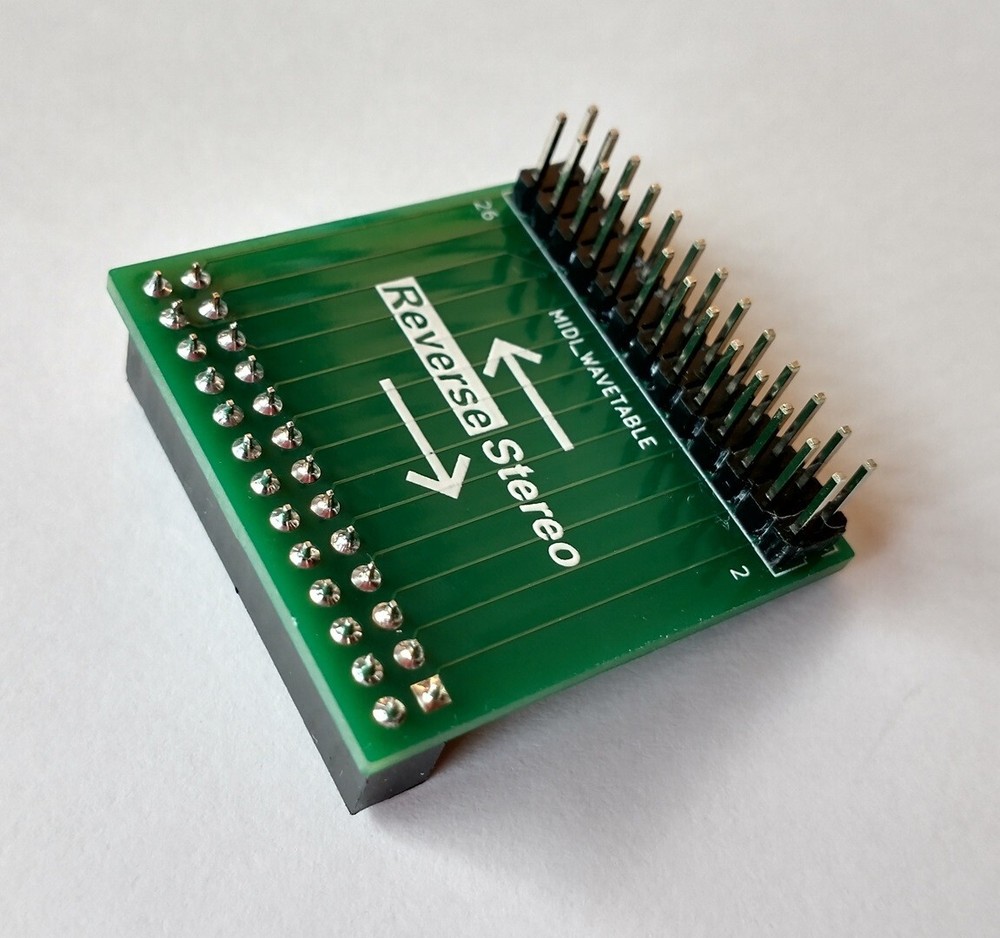 Sound Card Wavetable Reverse Stereo Extender Riser - Swap Left/Right Channels