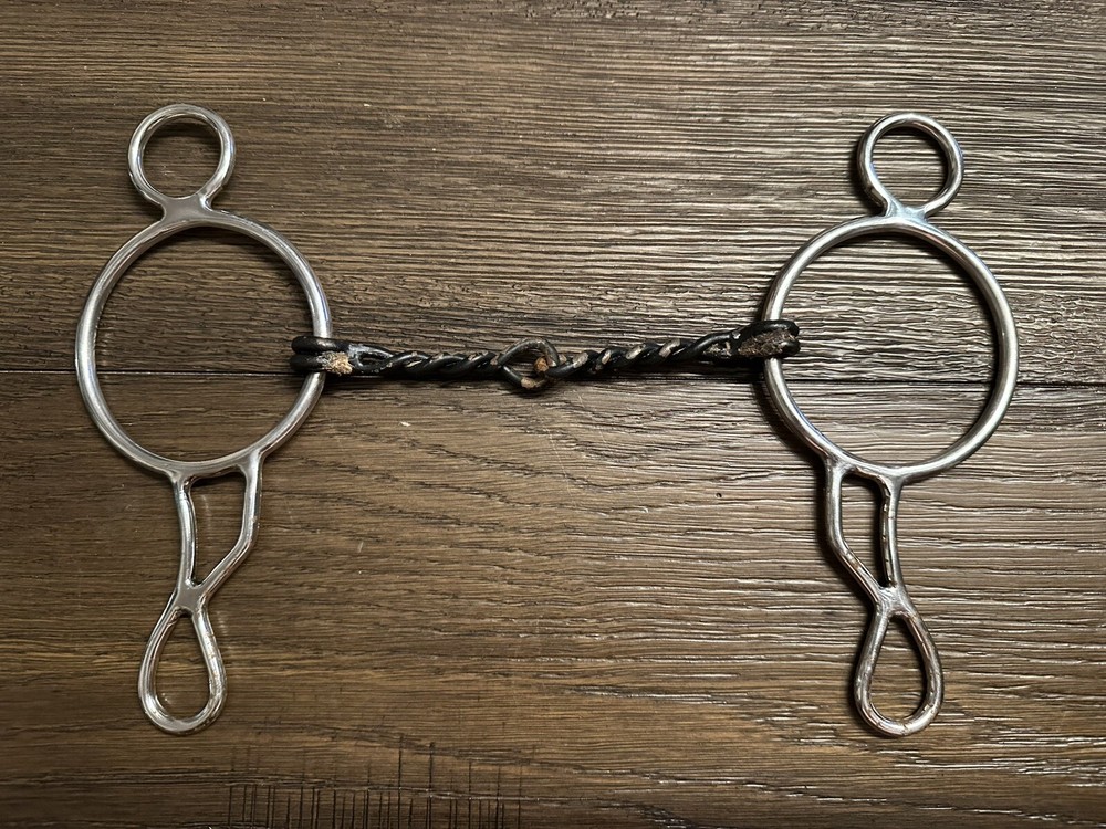 Horse Tack - 5” Twisted Wire Snaffle Gag Bit