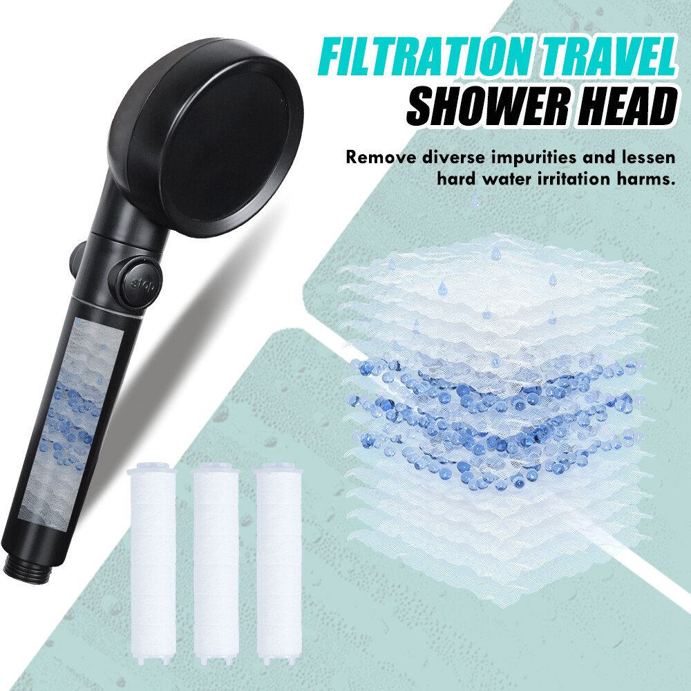 Portable Camping Shower 6000mAh Rechargeable Outdoor Electric Camp Shower Pump