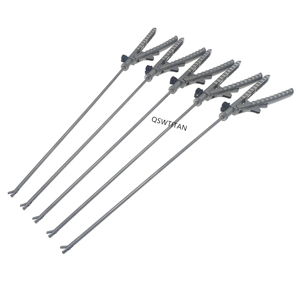 Laparoscopic Needle Holder Forceps Laparoscopic Simulation Instruments