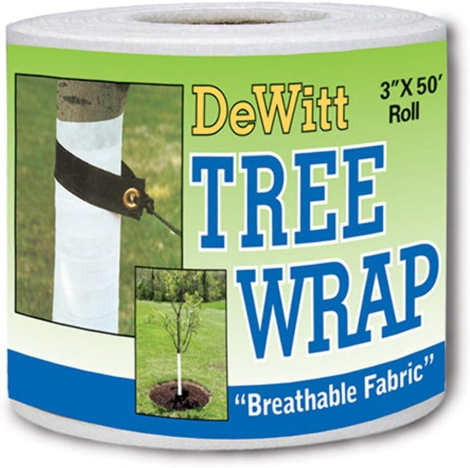 Breathable Tree Wrap, 3 In x 50 Ft - Protect Your Trees from Scorching