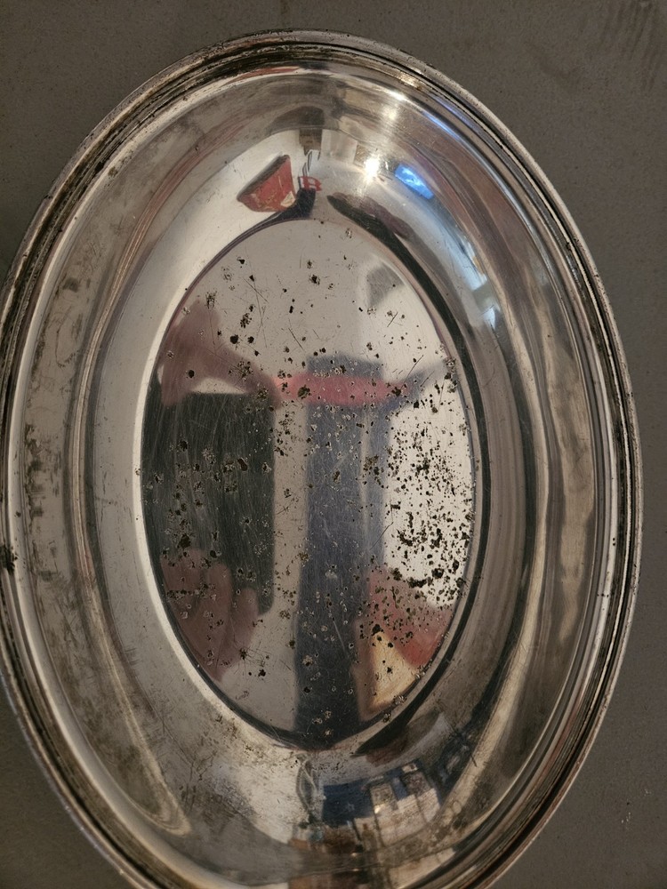 Reed & Barton Oval Serving Bowl with Lid