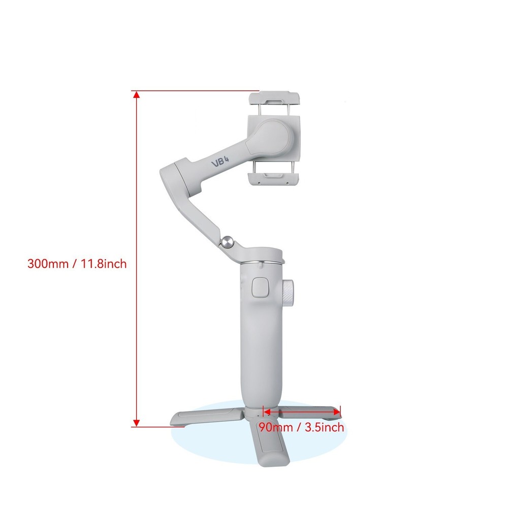 Feiyu VB4 AI Tracking Gimbal For Smartphone With Fill Light & AI Tracker Module