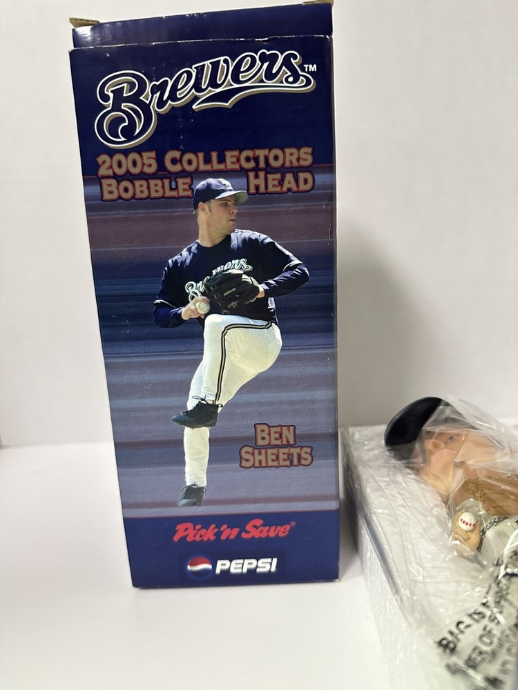 2005 Milwaukee Brewers Ben Sheets Bobblehead NIB
