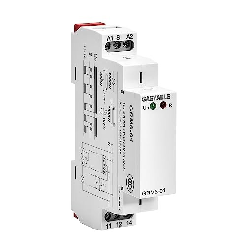 Memory Relay Latching Relay Impulse Relay Electronic GRM8-01,AC/DC12V~240V