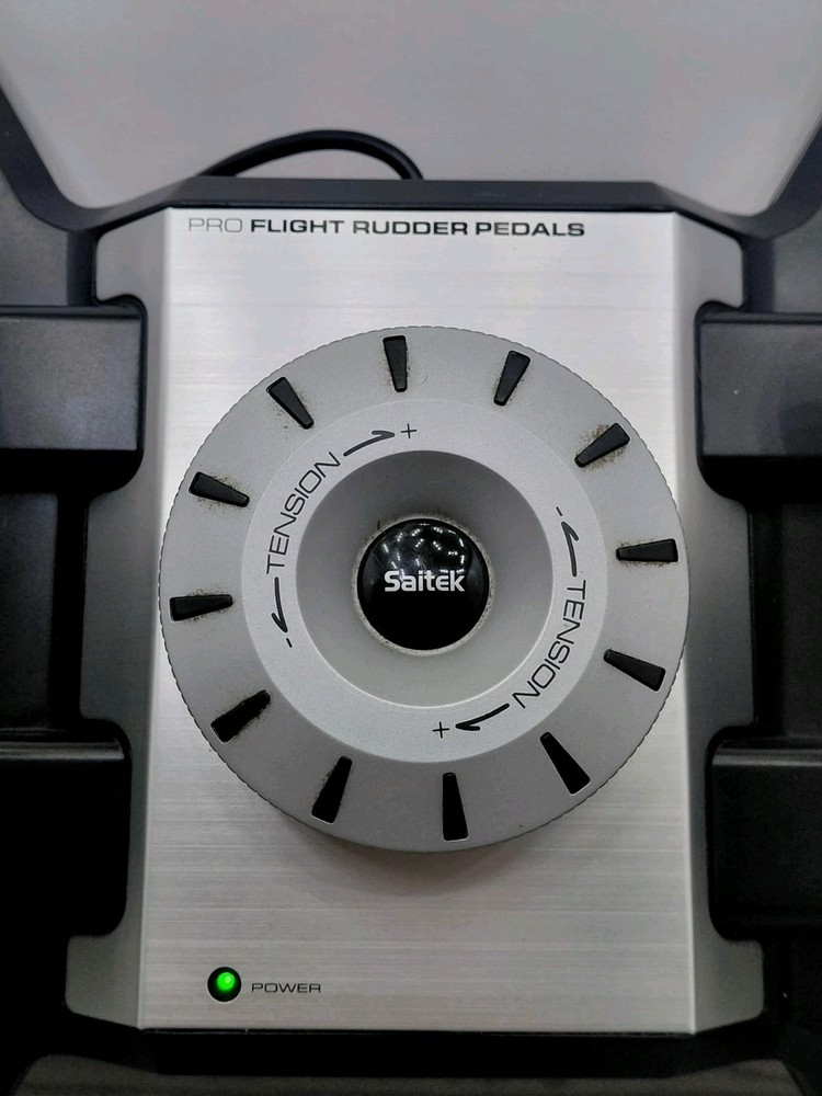Saitek / Logitech G Pro Flight Rudder Pedals for PC Flight Simulation