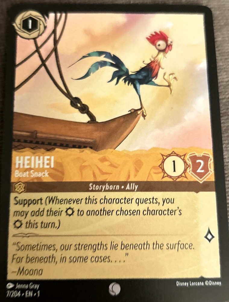 Lorcana Heihei Boat Snack