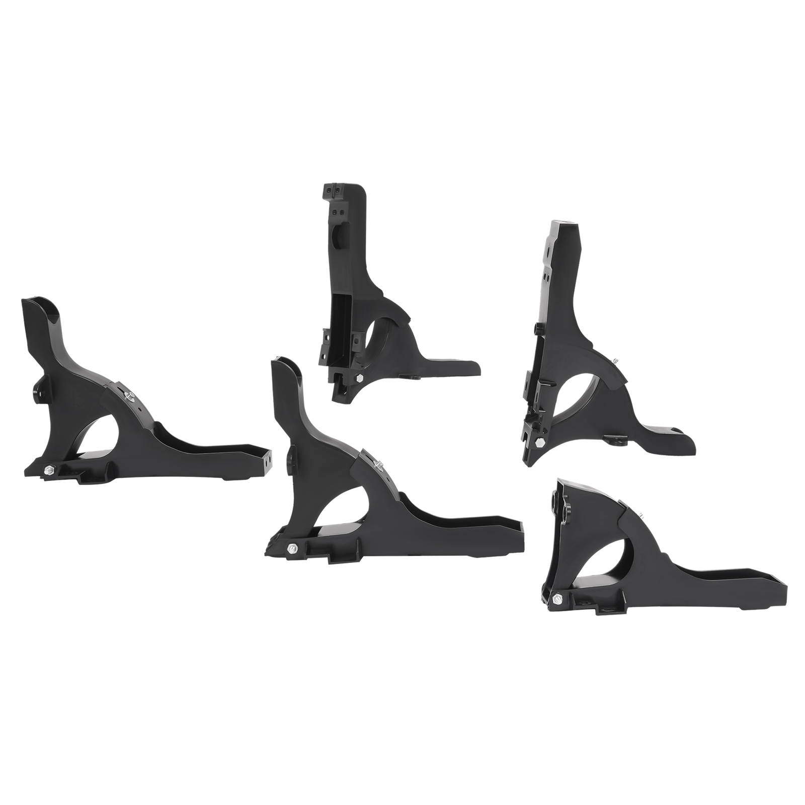 10pcs Fairing Hinge Bracket Kit Upper&Lower For Freightliner Cascadia 2008-2017