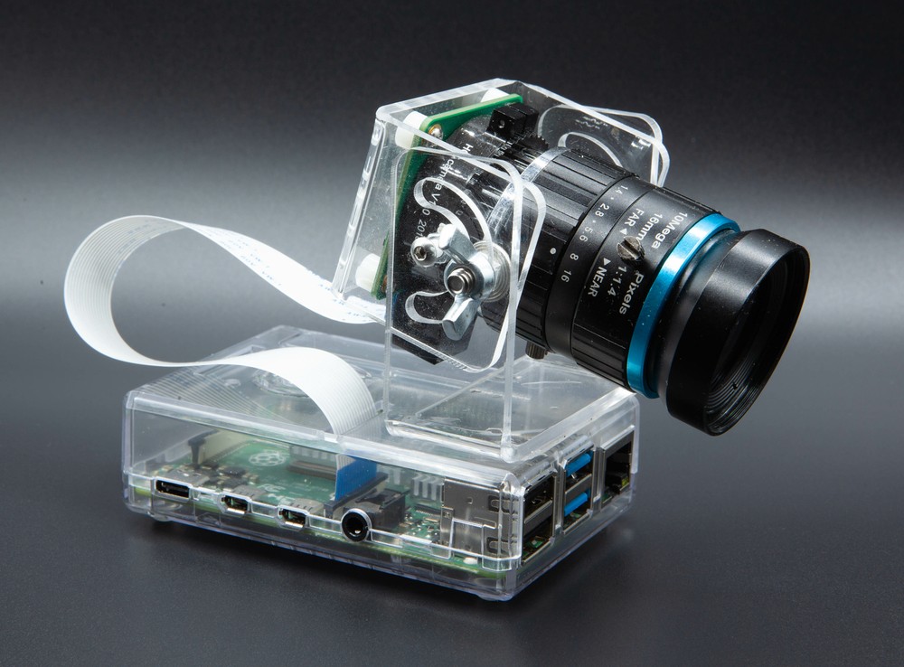 Universal Tilt-Adjustable Mount for Raspberry Pi HQ Camera