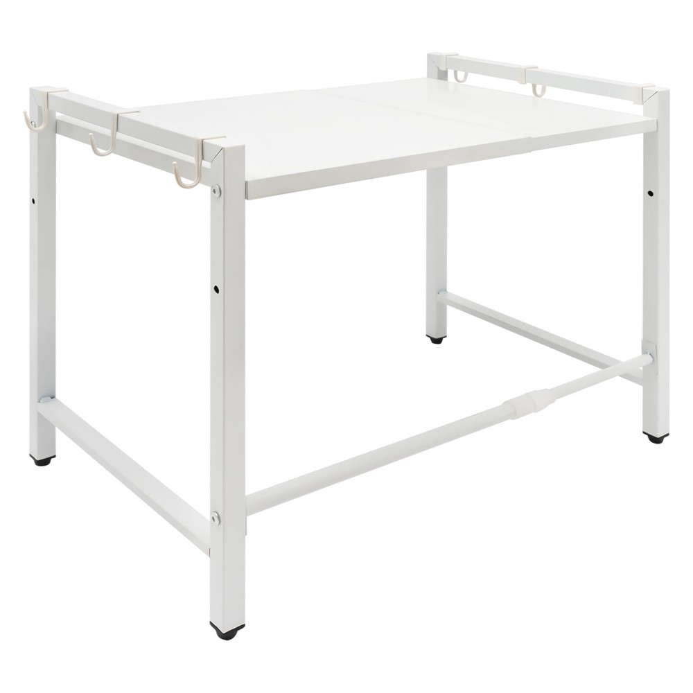 2 Tier Microwave Stand Adjustable Kitchen Shelf for Kitchen Countertop Organizer