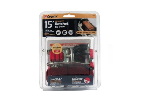 1" X 15' Ratchet Tie Down Strap Cargo Loc 84023