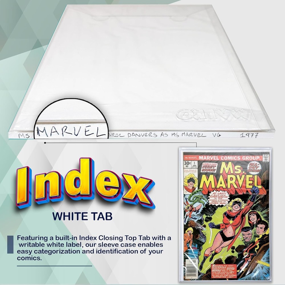 Comic Book Top Loaders - Protector Hard Case Sleeve, Toploader Holder for Silver