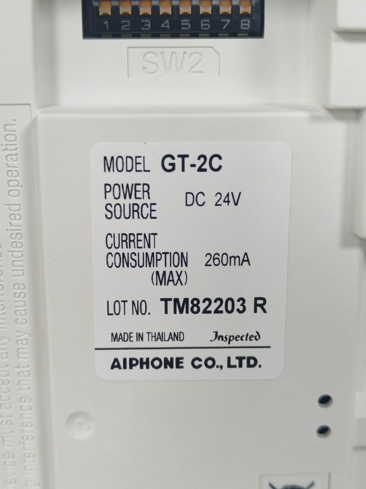 AIPHONE GT-2C COLOR VIDEO TENANT MASTER STATION INTERCOM 24V