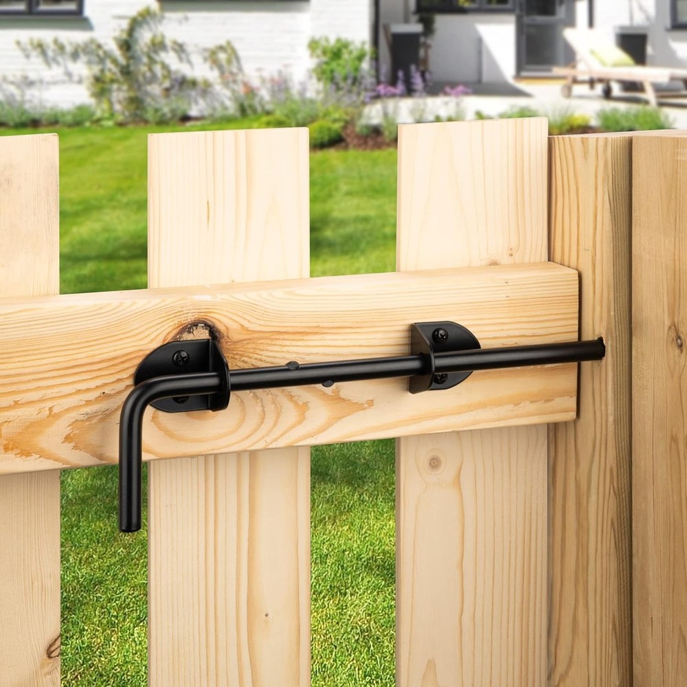 Durable 12" Cane Bolt Gate Latch - Effortless Security for Timber & Iron Gates