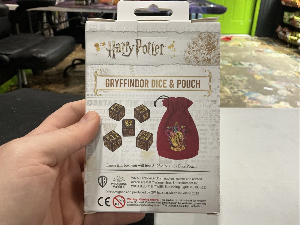 Harry Potter Gryffindor Dice & Pouch