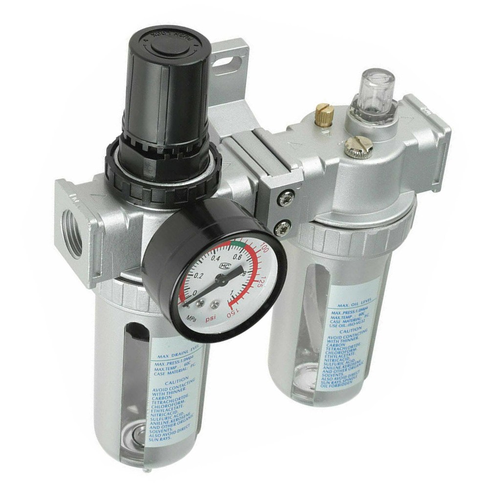 Air Control Tool Unit Filter Regulator Lubricator Water Trap For Compressor New
