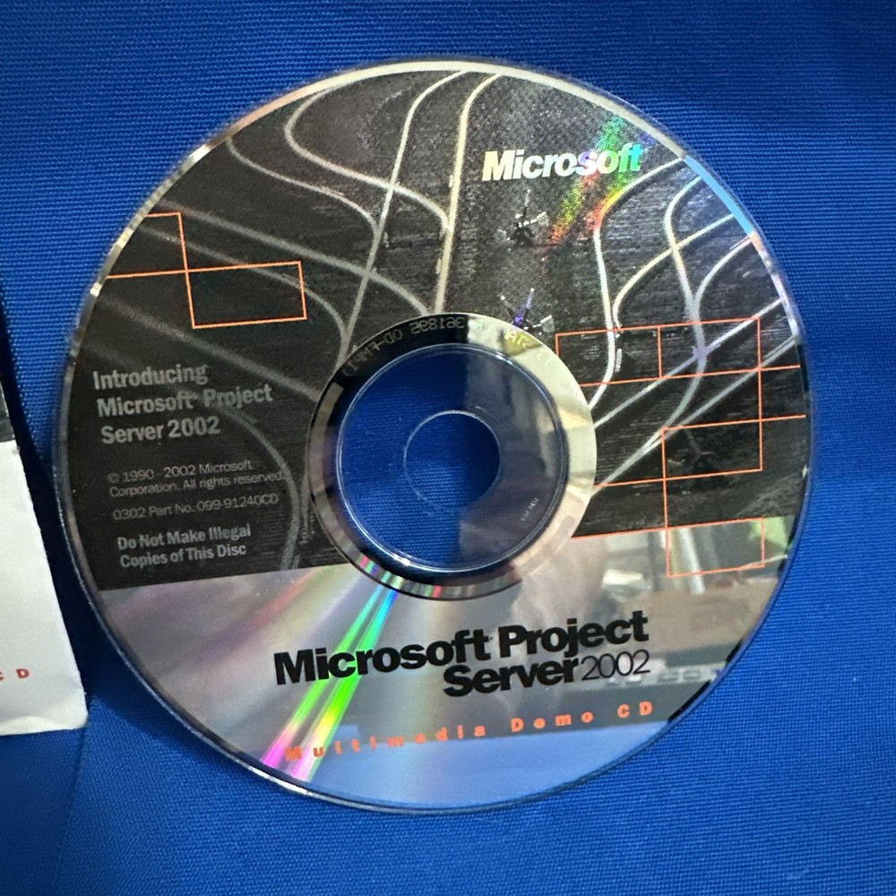 Microsoft Project Server 2002 Multimefia Demo CD